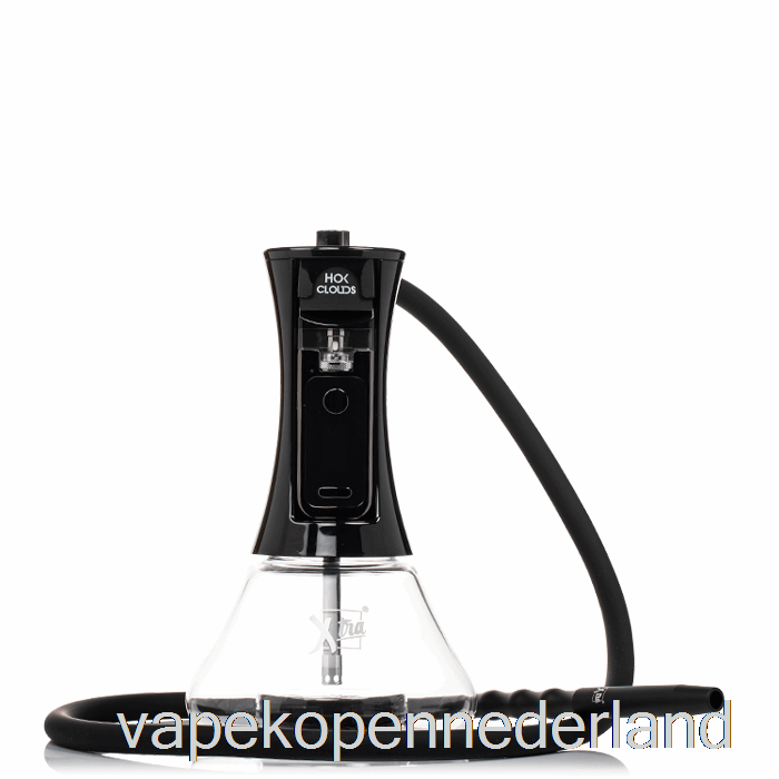Vape Nederland Xtra Hok Clouds E-waterpijp Kit Zwart